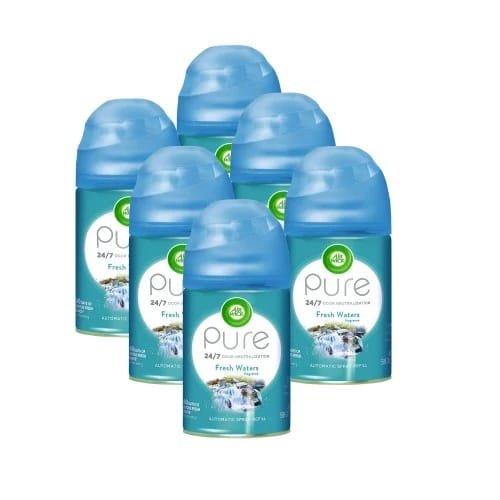 Air Wick Freshmatic Ultra Automatic Spray Refill, Fresh Waters, 5.89 oz Aerosol Spray, 6Carton (RAC79553) (7)