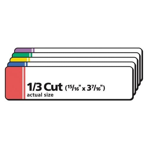 Avery Extra-Large TrueBlock File Folder Labels with Sure Feed Technology, 0.94 x 3.44, White, 18Sheet, 25 SheetsPack (AVE5026) (5)