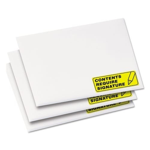 Avery High-Visibility Permanent Laser ID Labels, 1 x 2.63, Neon Yellow, 750Pack (AVE5972) (2)