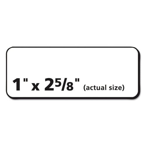 Avery Matte Clear Easy Peel Mailing Labels w Sure Feed Technology, Laser Printers, 1 x 2.63, Clear, 30Sheet, 25 SheetsBox (AVE5630)