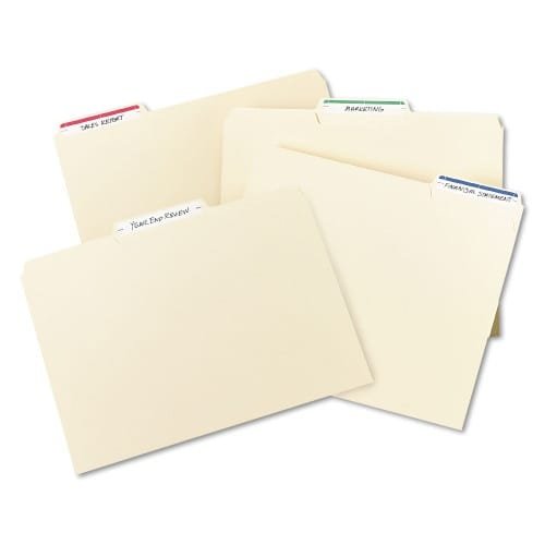 Avery Printable 4 x 6 - Permanent File Folder Labels, 0.69 x 3.44, White, 7Sheet, 36 SheetsPack, (AVE05200) (3)