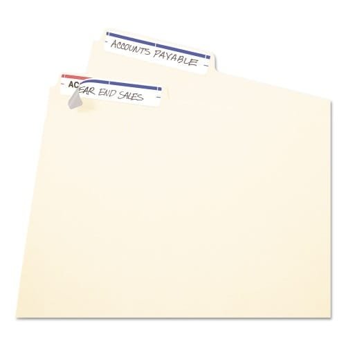 Avery Printable 4 x 6 - Permanent File Folder Labels, 0.69 x 3.44, White, 7Sheet, 36 SheetsPack, (AVE05200) (4)