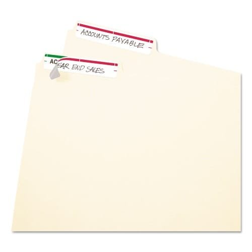 Avery Printable 4 x 6 - Permanent File Folder Labels, 0.69 x 3.44, White, 7Sheet, 36 SheetsPack, (AVE05201) (2)