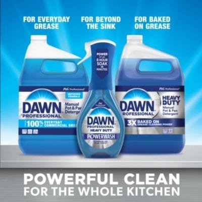 Dawn® Professional Manual Pot and Pan Dish Detergent with Pump, Original Scent, (5) Pump and (2) 1 gal BottlesCarton (PGC15260)