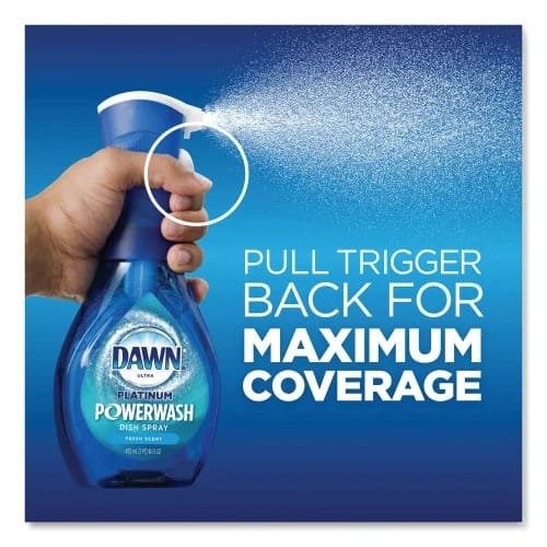 Dawn Platinum Powerwash Dish Spray, Fresh, 16 oz Spray Bottle, 2Pack, 3 PacksCarton (PGC31836) (8)