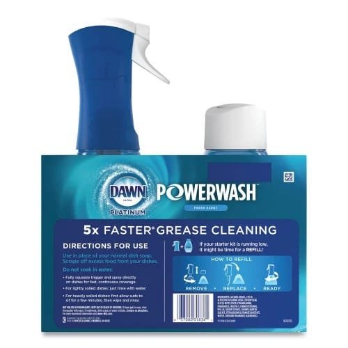 Dawn Platinum Powerwash Dish Spray, Fresh, 16 oz Spray Bottle, 2Pack, 3 PacksCarton (PGC31836)