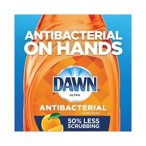 Dawn Ultra Antibacterial Dishwashing Liquid, Orange Scent, 38 oz Bottle, 8Carton (PGC01659)