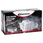 Innovera CDDVD Storage Case, Holds 150 Discs, ClearSmoke (IVR39502) (3)