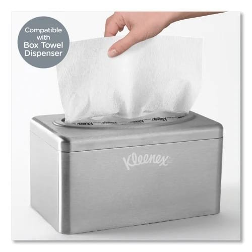 Kleenex Hand Towels (KCC11268), Ultra Soft and Absorbent,OP-UP Box, 9 x 10 12, White, 70Box (5)