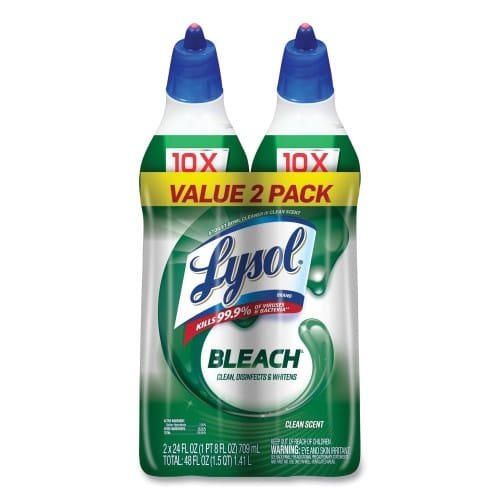 LYSOL Brand Disinfectant Toilet Bowl Cleaner with Bleach, 24 oz, 8Carton (RAC96085)