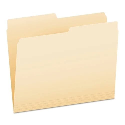 Pendaflex Manila File Folders, 12-Cut Tabs Assorted, Letter Size, 0.75 Expansion, Manila, 100Box (PFX75212) (6)