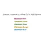 Sharpie Liquid Pen Style Highlighters, Fluorescent Pink Ink, Chisel Tip, PinkBlackClear Barrel, Dozen (SAN1754464) (3)