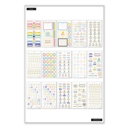 The Happy Planner Essentials Home Classic Stickers, Productivity Theme, 734 Stickers (THLSVP130149) (3)