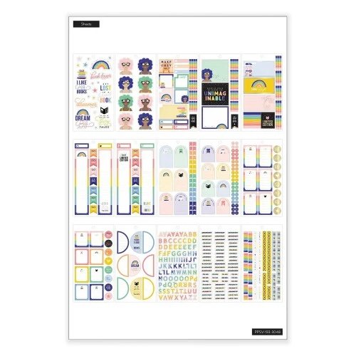 The Happy Planner me and my BIG ideas Stickers, Booklist Theme, 680 Stickers (THLPPSV1933048) (2)