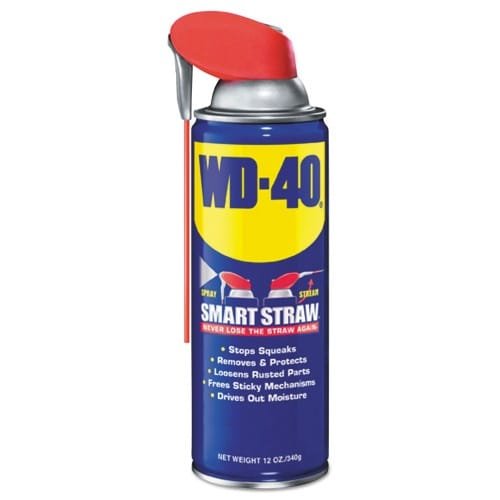 WD-40 Smart Straw Spray Lubricant, 12 oz Aerosol Can, 12Carton (WDF490057)