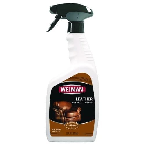 WEIMAN Leather Cleaner and Conditioner, Floral Scent, 22 oz Trigger Spray Bottle, 6CT (WMN107)