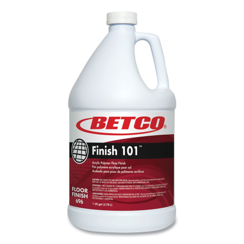 101 Finish 101 Floor Finish, 1 gal Bottle, 4Carton (BET6960400)