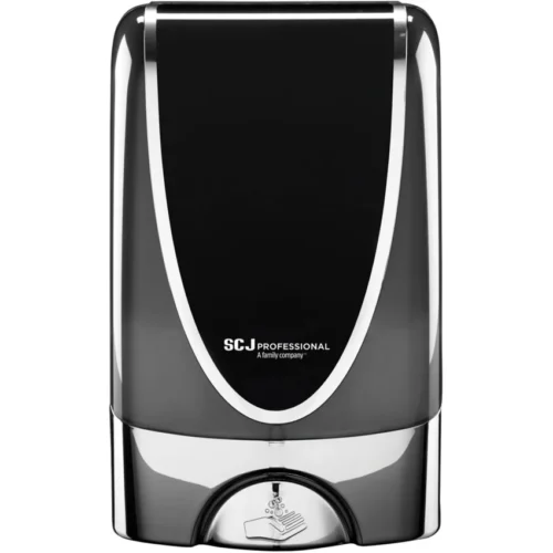 SC Johnson Professional TouchFREE Ultra Dispenser, 1.2 L, 6.7 x 4 x 10.9, Black/Chrome, 8/Carton (SJNTF2CHR)
