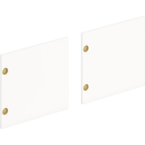 HON Mod Laminate Doors for 66″W Mod Desk Hutch, 16.37 x 14.83, Simply White, 2/Carton (HONLDR66LMLP1)