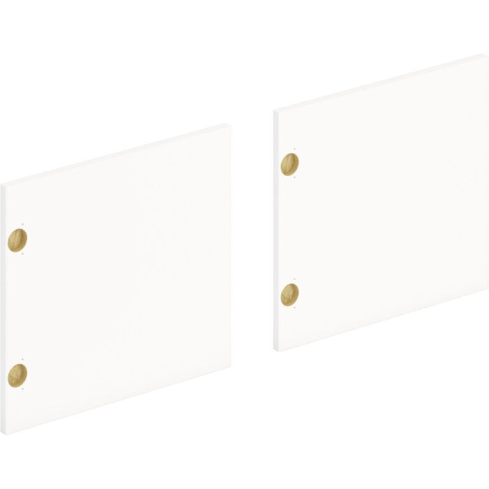 HON Mod Laminate Doors for 66″W Mod Desk Hutch, 16.37 x 14.83, Simply White, 2/Carton (HONLDR66LMLP1)