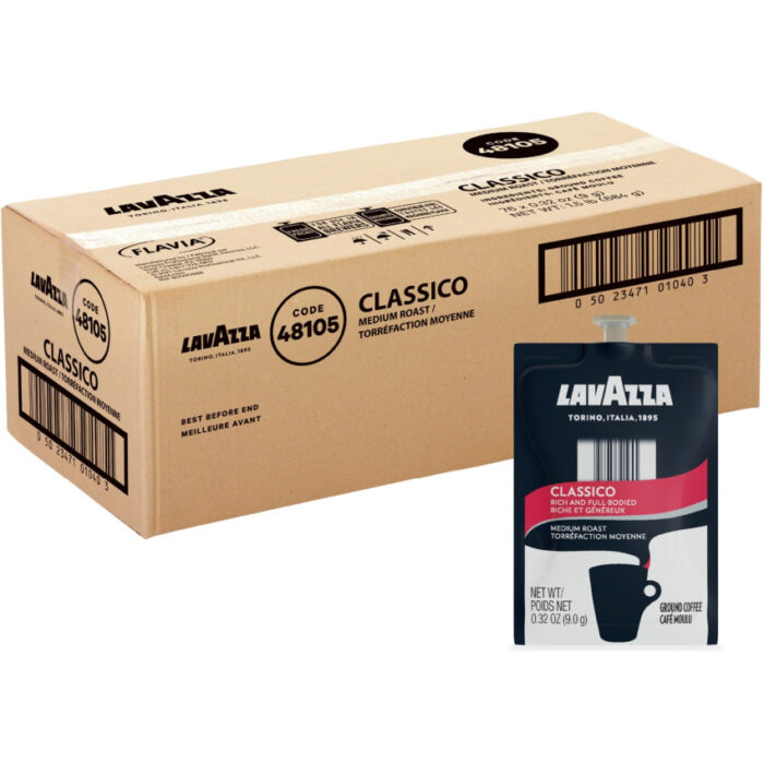 FLAVIA Classico Coffee Freshpack, Classico, 0.32 oz Pouch, 76/Carton (LAV48105)