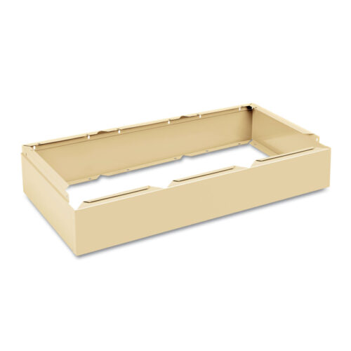 Tennsco Three Wide Closed Locker Base, 36w x 18d x 6h, Sand (TNNCLB3618SD)