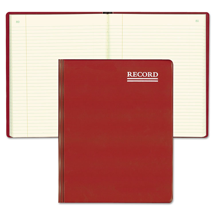National National Brand Red Vinyl Series Journal, 1-Subject, Medium/College Rule, Red Cover, (300) 10 x 7.75 Sheets (RED57231)