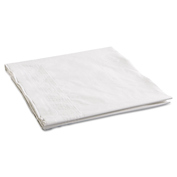 Hoffmaster Cellutex Table Covers, Tissue/Polylined, 54" x 108", White, 25/Carton (HFM210130)