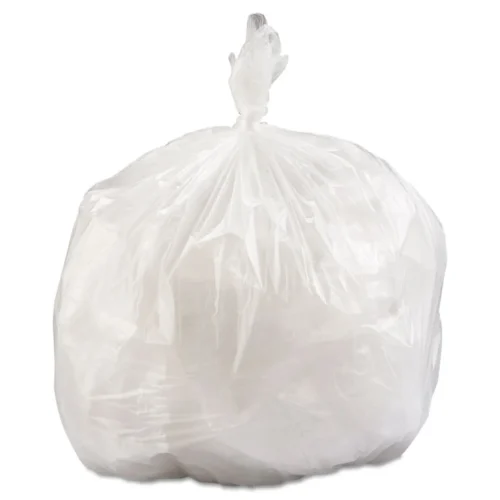 Inteplast Group High-Density Commercial Can Liner Value Pack, 33 gal, 14 mic, 33" x 39", Clear, Interleaved Roll, 25 Bags/Roll, 10 Rolls/CT (IBSVALH3340N16)