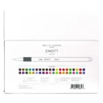uniball EMOTT ever fine Porous Point Pen, Stick, Fine 0.4 mm, Assorted Ink Colors, White Barrel, 40/Pack (UBC24839)