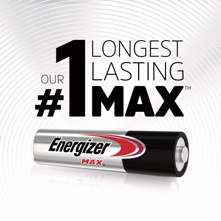 Energizer MAX AAA Alkaline Batteries 1.5 V, 4/Pack (EVEE92PK)