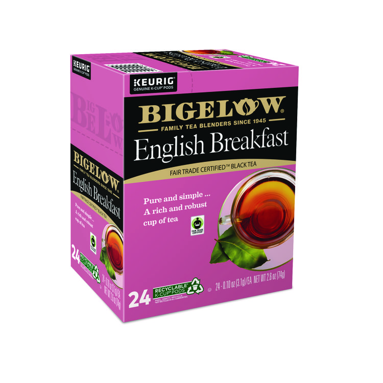 Bigelow English Breakfast Tea K-Cups Pack, 24/Box (GMT6080)
