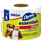 Charmin Essentials Strong Bathroom Tissue, Septic Safe, 1-Ply, White, 429/Roll, 36 Rolls/Carton (PGC05044)
