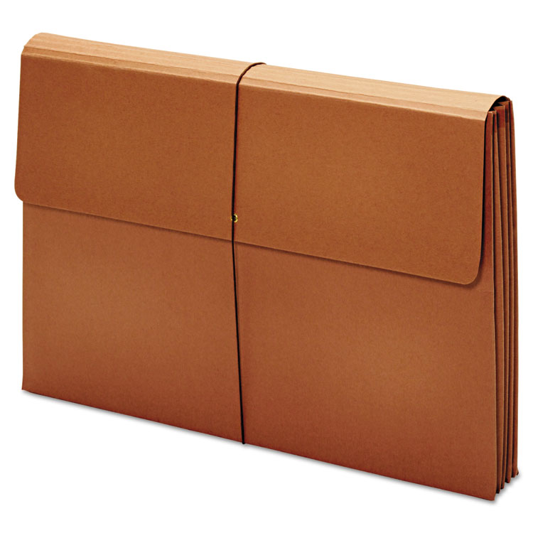 Pendaflex Expanding Wallet, 3.5" Expansion, 1 Section, Elastic Cord Closure, Tabloid Size, Brown (PFXB1060E)