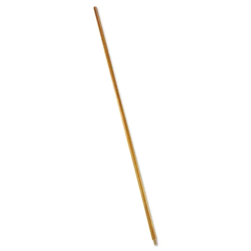 Rubbermaid Commercial Wood Threaded-Tip Broom/Sweep Handle, 0.94" dia x 60", Natural (RCP6361)