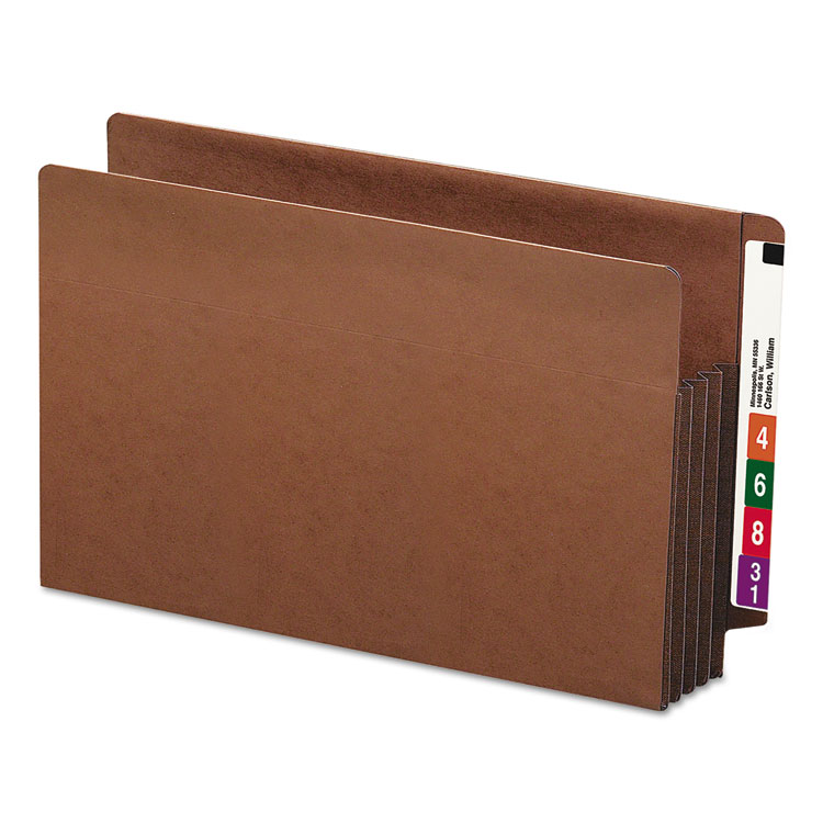 SMD74780 - Smead Heavy-Duty Redrope End Tab TUFF Pockets, 3.5" Expansion, Legal Size, Redrope, 10/Box (SMD74780) - Image 4