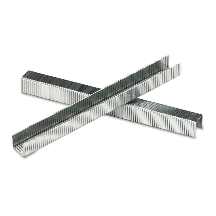 Stanley SharpShooter Heavy-Duty Tacker Staples, 0.38" Leg, 0.5" Crown, Steel, 1,000/Box (BOSTRA706T)