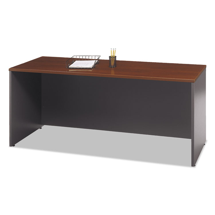 Bush Series C Collection 72W Credenza Shell, 71.13w x 23.38d x 29.88h, Hansen Cherry (BSHWC24426)