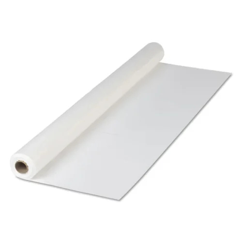 Hoffmaster Plastic Roll Tablecover, 40" x 300 ft, White (HFM114000)
