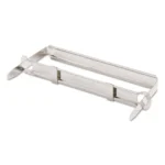 Universal Two-Piece Two-Prong Paper Fastener Base and Compressor Sets, 1" Capacity, 2.75" Center to Center, Silver, 50/Box (UNV81001)