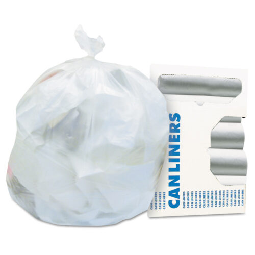 Heritage High-Density Waste Can Liners, 7 gal, 6 mic, 22" x 20", Natural, 2,000/Carton (HERZ4022RNR01)