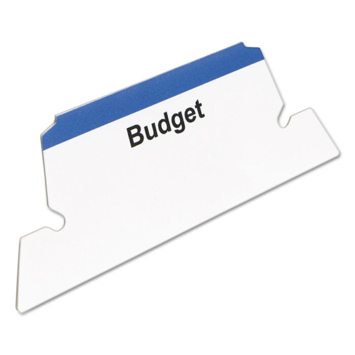 Avery Laser Printable Hanging File Tabs, 1/5-Cut, White, 2.06" Wide, 90/Pack (AVE5567)