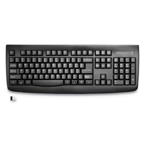 Kensington Pro Fit Wireless Keyboard, 18.38 x 8 x 1.25, Black (KMW72450)