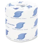 GE Bath Tissue, Septic Safe, 2-Ply, White, 420 Sheets/Roll, 96 Rolls/Carton (GEN800) - Image 3