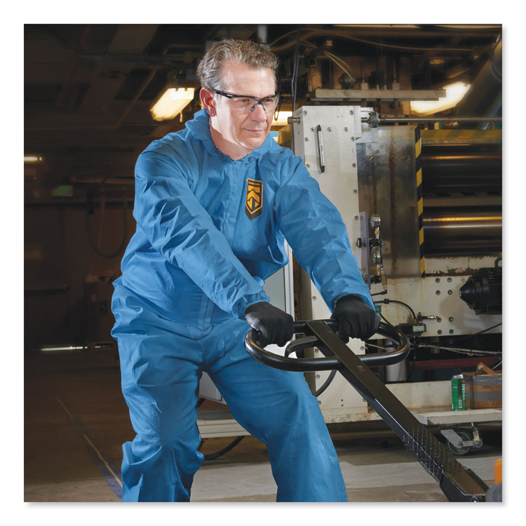 KleenGuard A20 Breathable Particle Protection Coveralls, X-Large, Blue, 24/Carton (KCC58514)