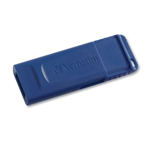Verbatim Classic USB 2.0 Flash Drive, 8 GB, Blue (VER97088)