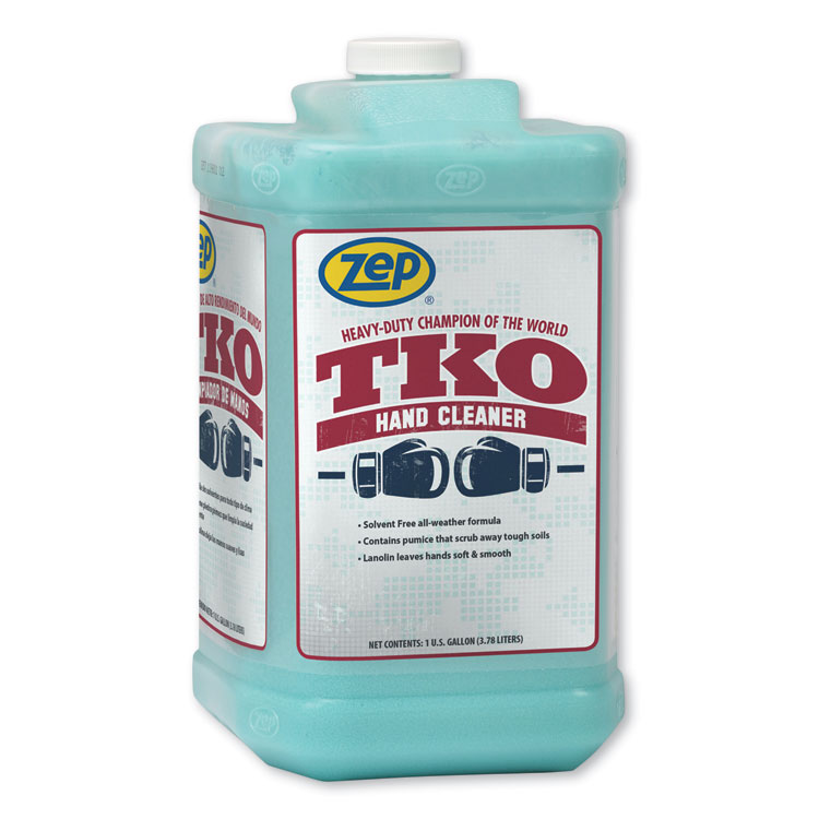 Zep TKO Hand Cleaner Refill, Lemon Lime Scent, 1 gal, 4/Carton (ZPER54824)