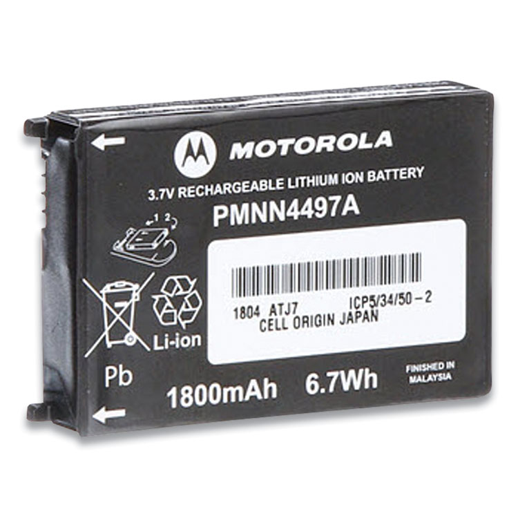 Motorola Li-Ion Battery for CLS Series Radios, 3.7 V, 1800 mAh (MRTPMNN4497)