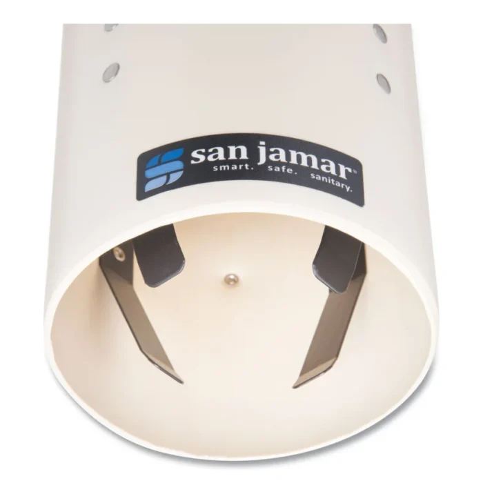 San Jamar Foam Cup Dispenser with Removable Cap, For 4 oz to 10 oz Cups, Sand (SJMC4210PFSD)