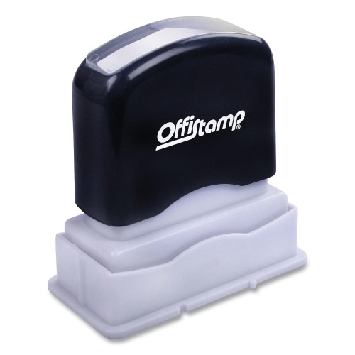 Offistamp Pre-Inked Message Stamp, DRAFT, 1.63" x 0.38", Red Ink (MKG034502)